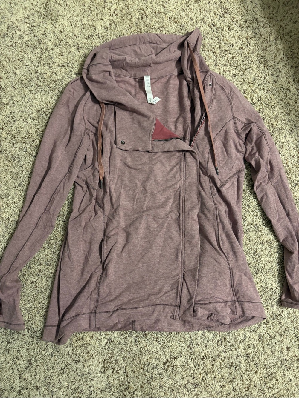 lululemon athletica dusty mauve utility jacket
